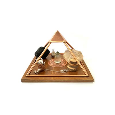 sri yantra copper pyramid medium